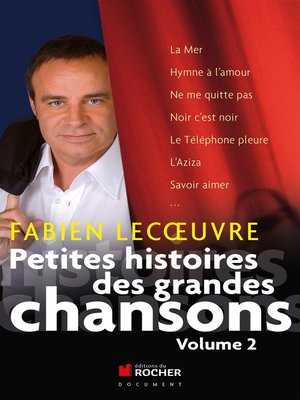 cover image of Petites histoires des grandes chansons
